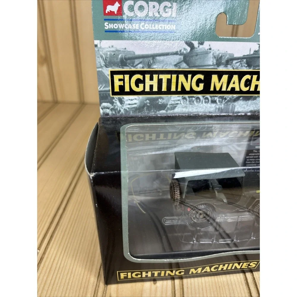2002 Corgi Fighting Machines WW2 Willys‎ 1/4 ton Jeep 4X4 Utility NIB NEW
